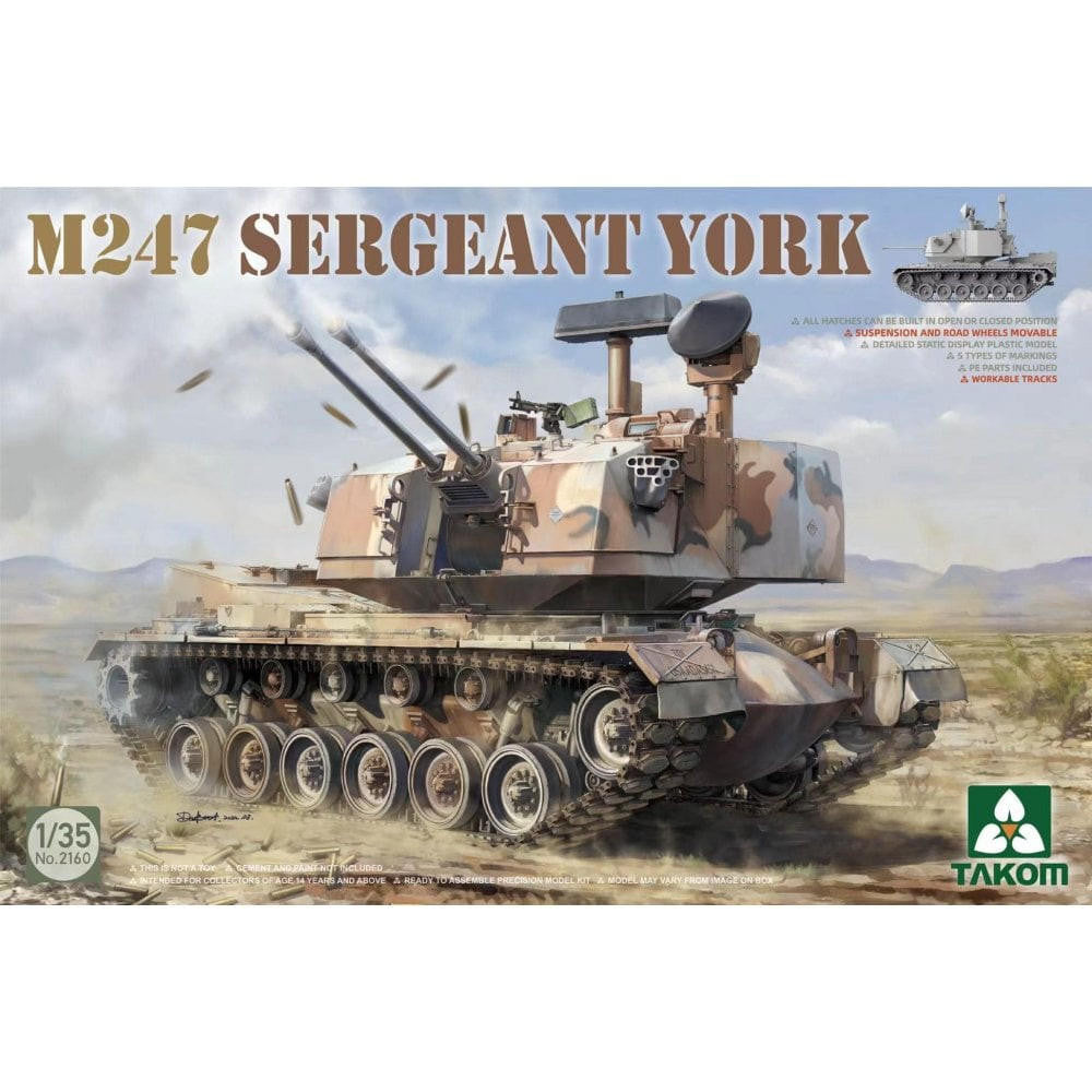 Takom 1/35 M247 Sergeant York 2160